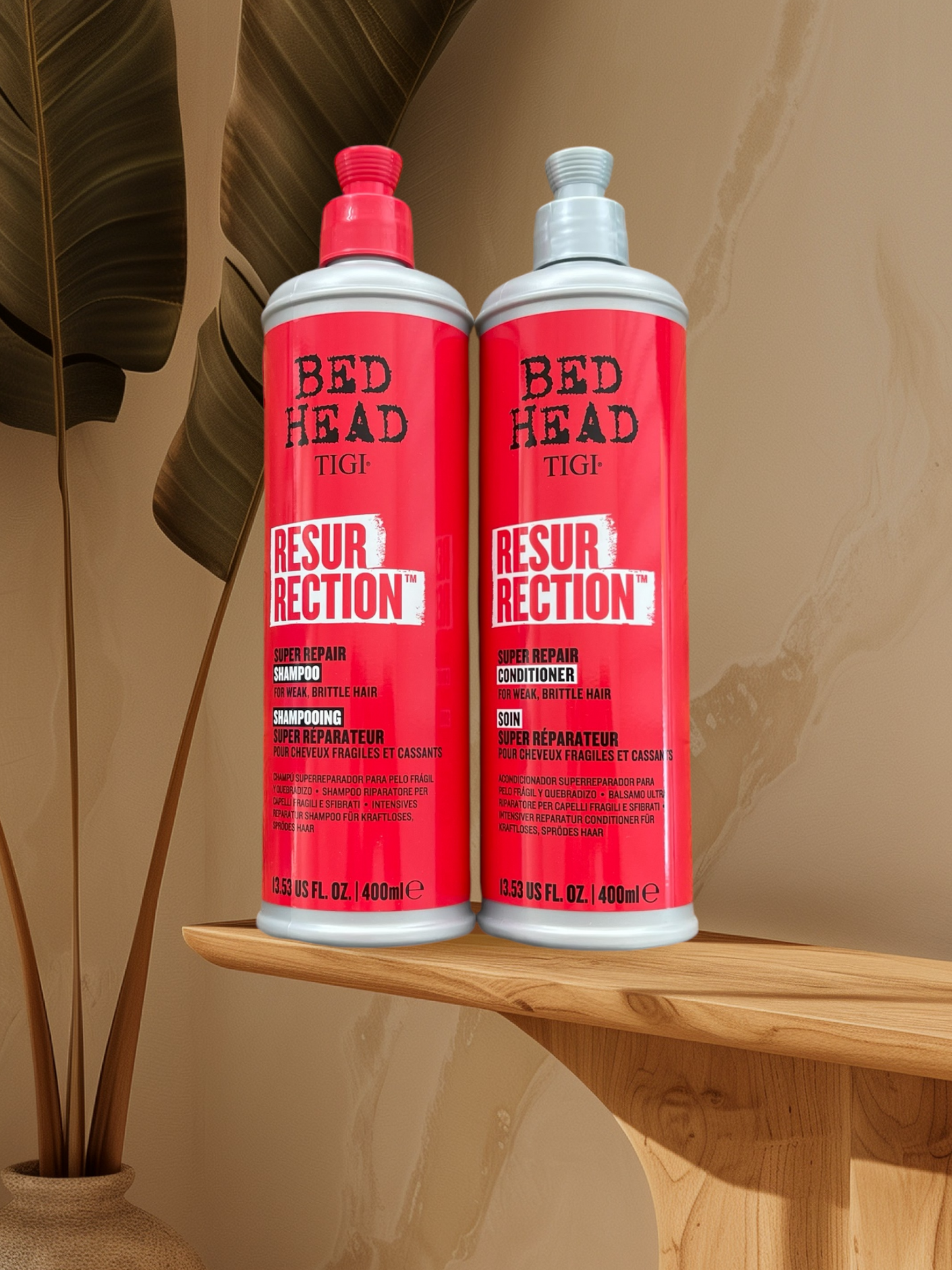Bed Head Tigi Resurrection Shampoo and Conditioner 400ml