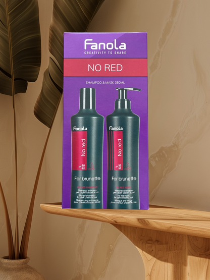 Finola No Red Shampoo and Mask 350ml Gift Pack