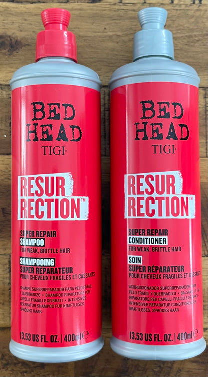 Bed Head Tigi Resurrection Shampoo and Conditioner 400ml