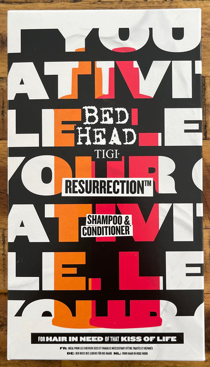 Bed Head Tigi Resurrection Shampoo and Conditioner 400ml