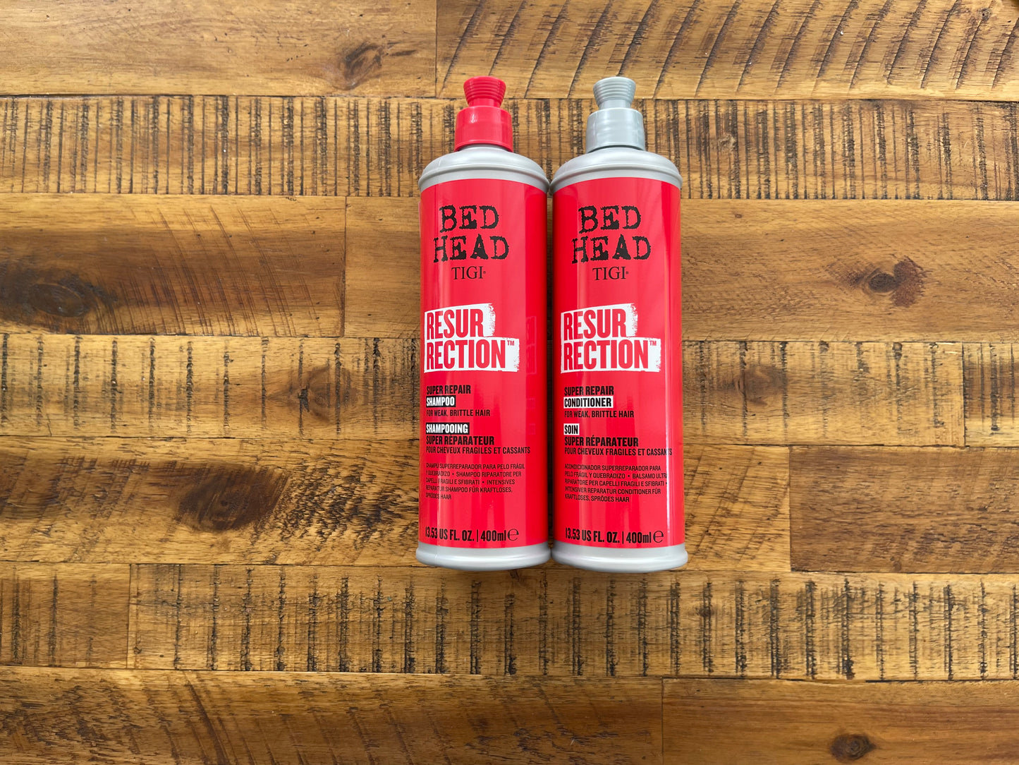 Bed Head Tigi Resurrection Shampoo and Conditioner 400ml